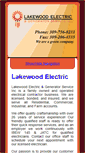 Mobile Screenshot of lakewoodelectricservice.com